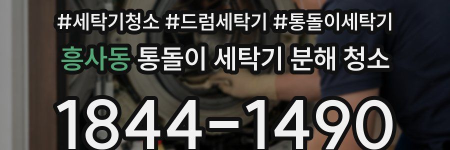 흥사동 통돌이 세탁기 분해 청소