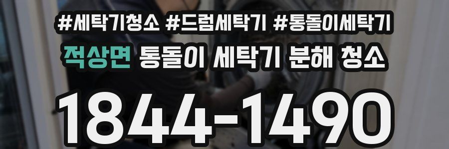 적상면 통돌이 세탁기 분해 청소