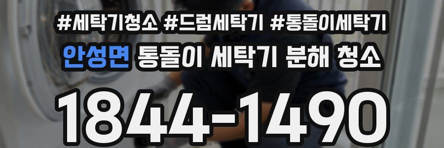 안성면 통돌이 세탁기 분해 청소