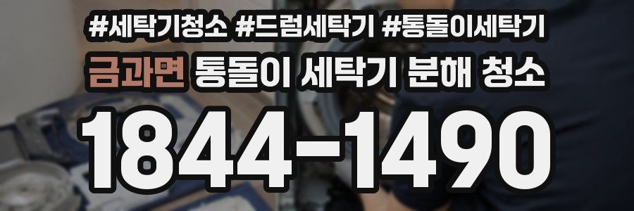 금과면 통돌이 세탁기 분해 청소