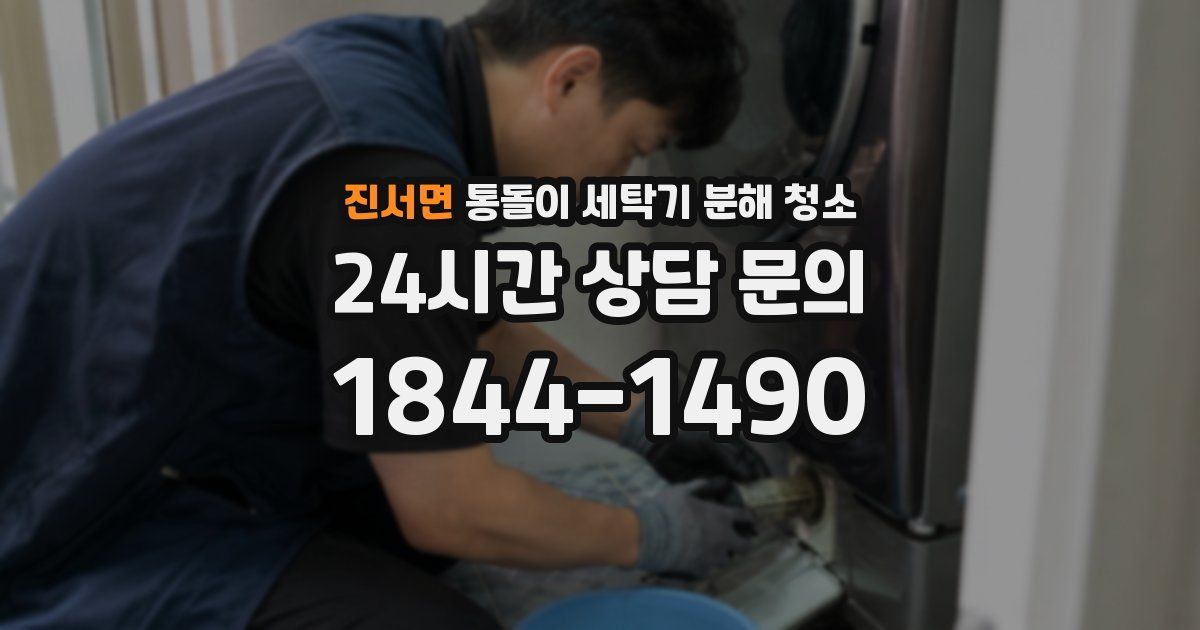 진서면 통돌이 세탁기 분해 청소
