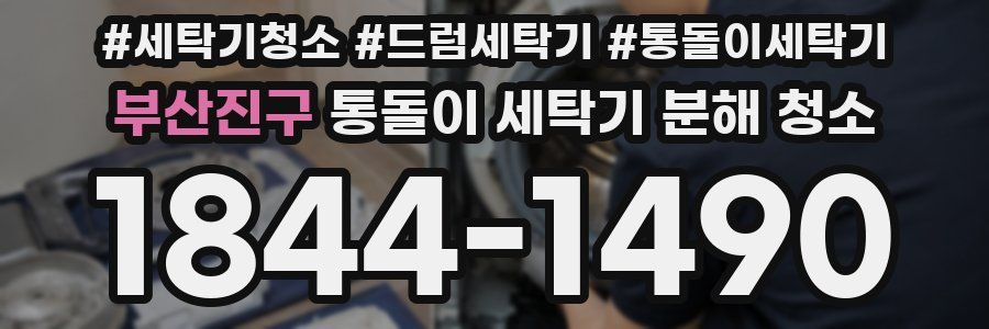부산진구 통돌이 세탁기 분해 청소