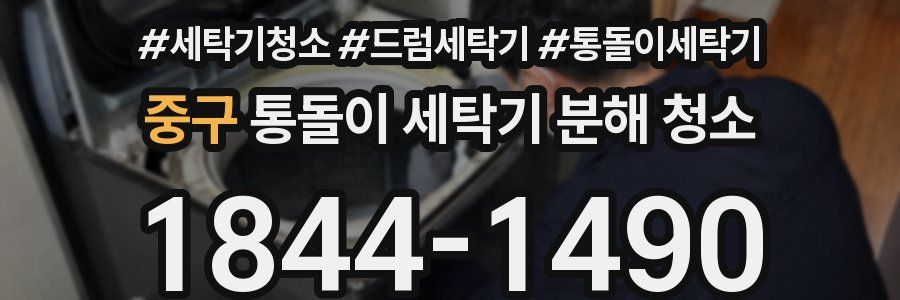 중구 통돌이 세탁기 분해 청소