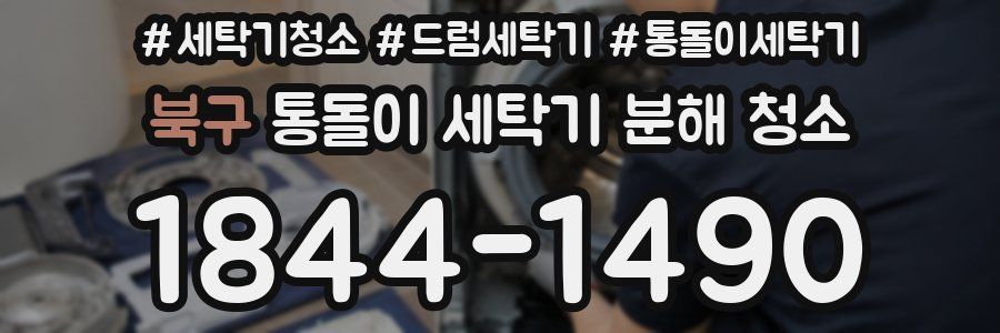 북구 통돌이 세탁기 분해 청소