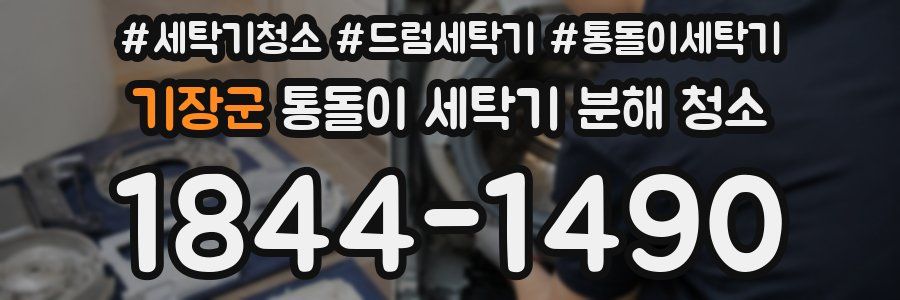기장군 통돌이 세탁기 분해 청소