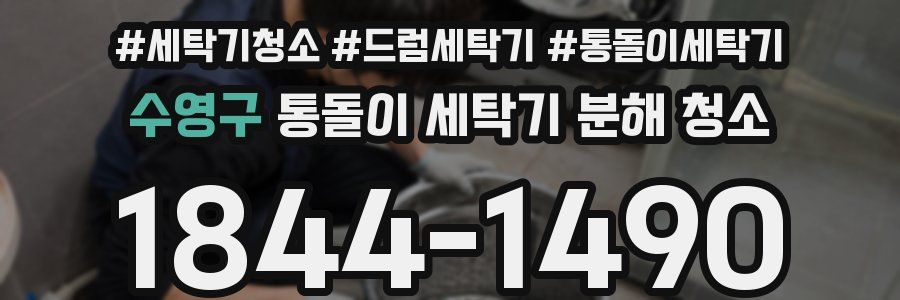 수영구 통돌이 세탁기 분해 청소
