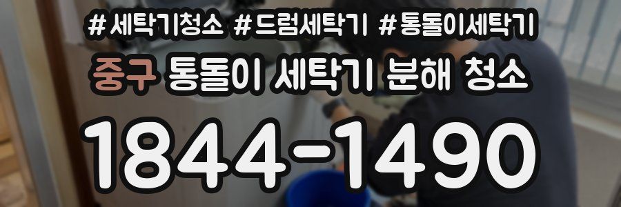 중구 통돌이 세탁기 분해 청소