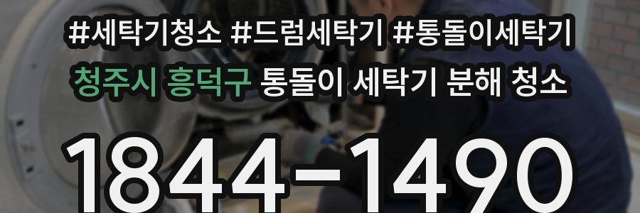 청주시 흥덕구 통돌이 세탁기 분해 청소