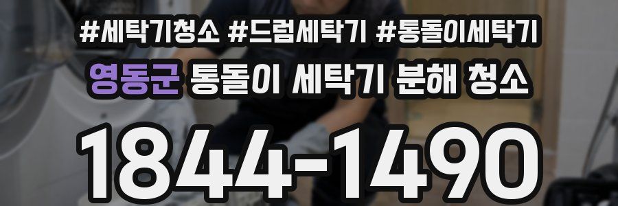 영동군 통돌이 세탁기 분해 청소