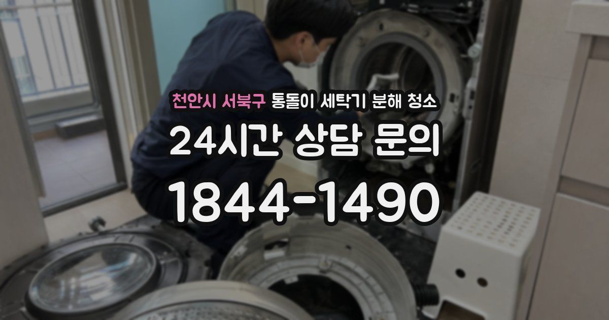 천안시 서북구 통돌이 세탁기 분해 청소