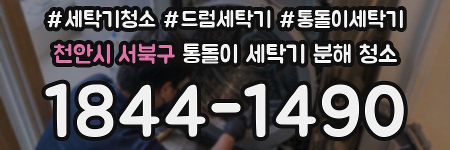 천안시 서북구 통돌이 세탁기 분해 청소