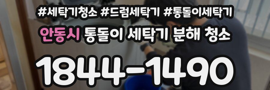 안동시 통돌이 세탁기 분해 청소