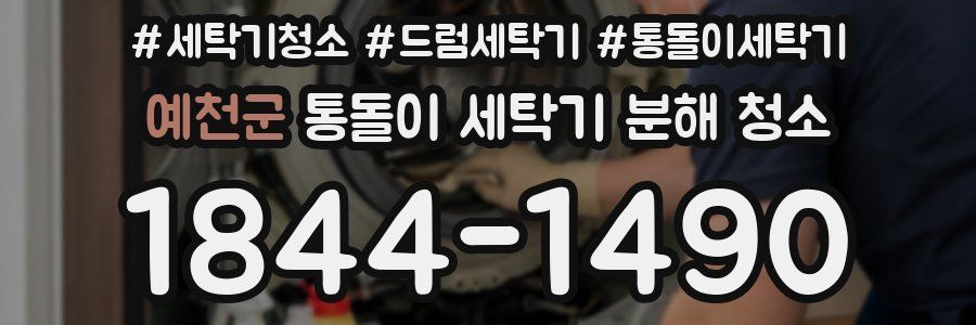 예천군 통돌이 세탁기 분해 청소