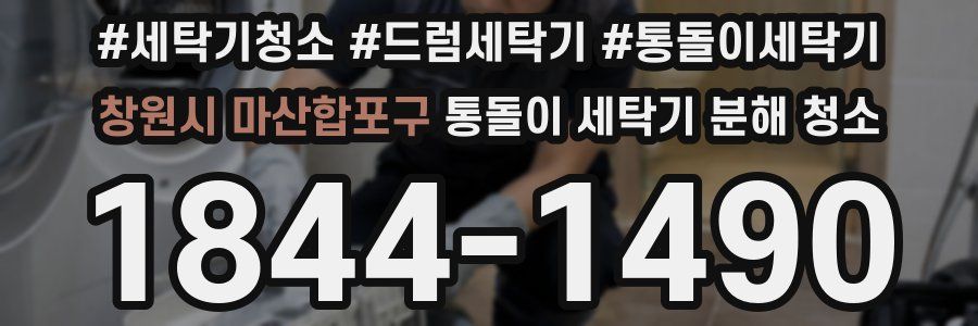 창원시 마산합포구 통돌이 세탁기 분해 청소