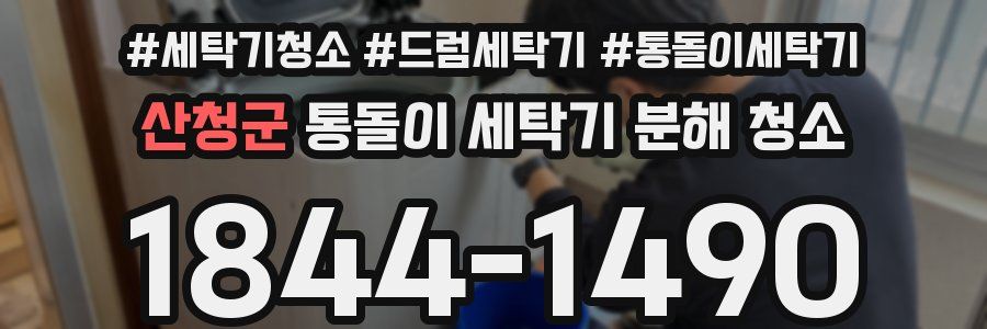 산청군 통돌이 세탁기 분해 청소