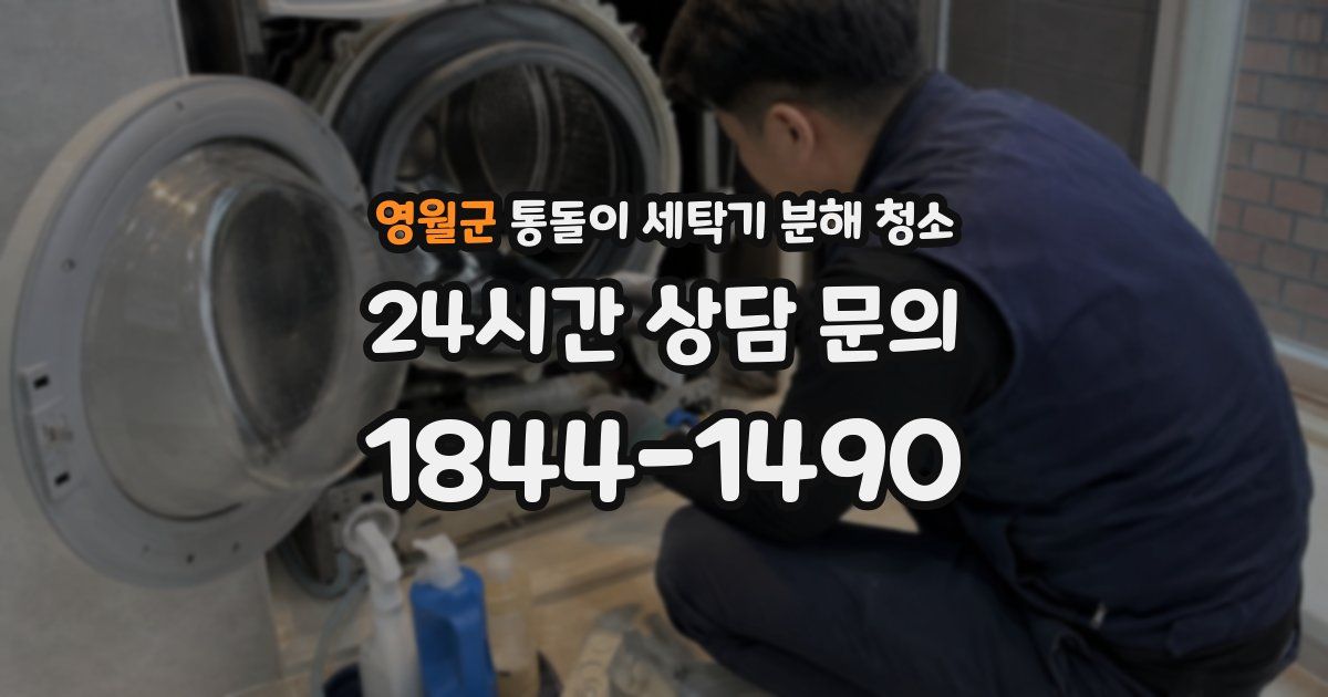 영월군 통돌이 세탁기 분해 청소