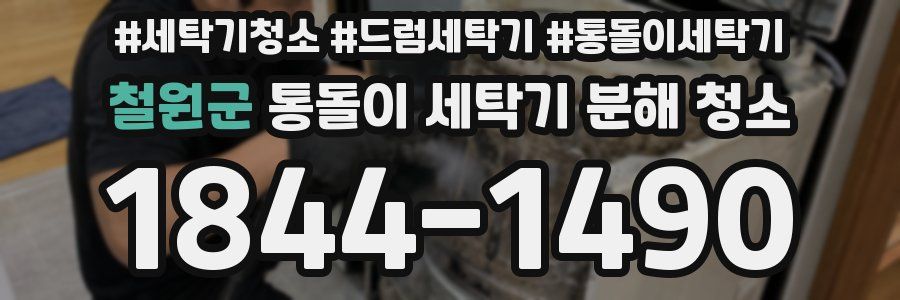 철원군 통돌이 세탁기 분해 청소