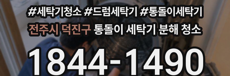 전주시 덕진구 통돌이 세탁기 분해 청소