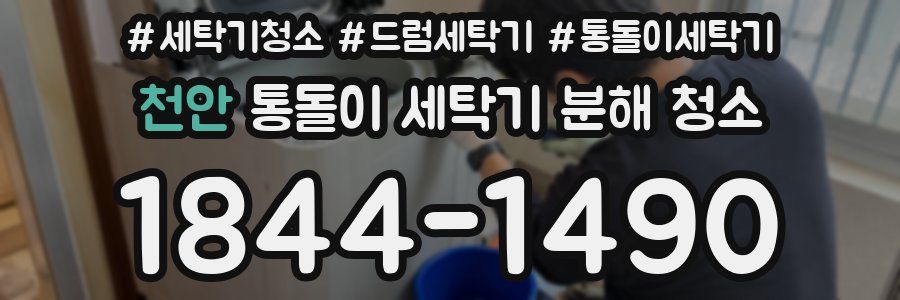 천안 통돌이 세탁기 분해 청소