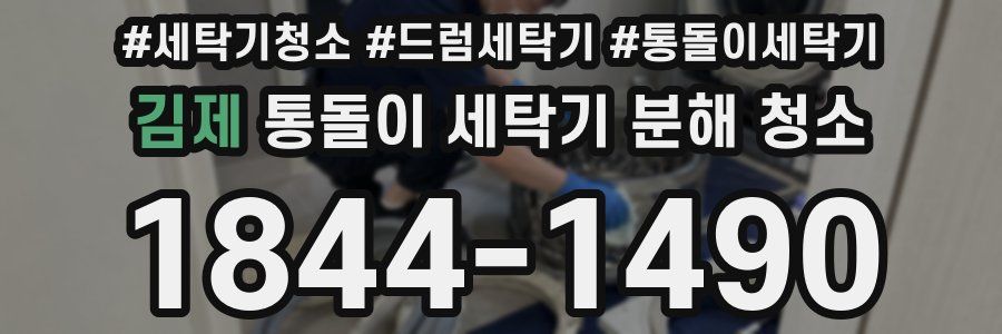 김제 통돌이 세탁기 분해 청소
