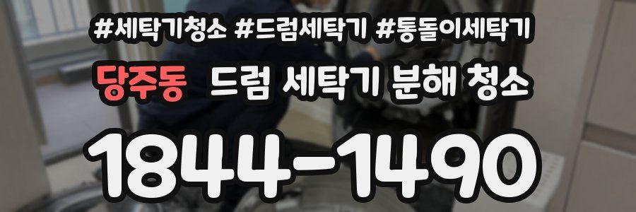 당주동 드럼 세탁기 분해 청소