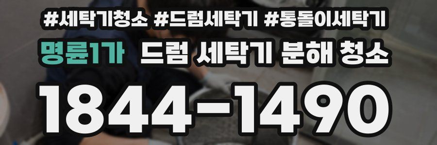 명륜1가 드럼 세탁기 분해 청소