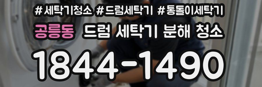 공릉동 드럼 세탁기 분해 청소