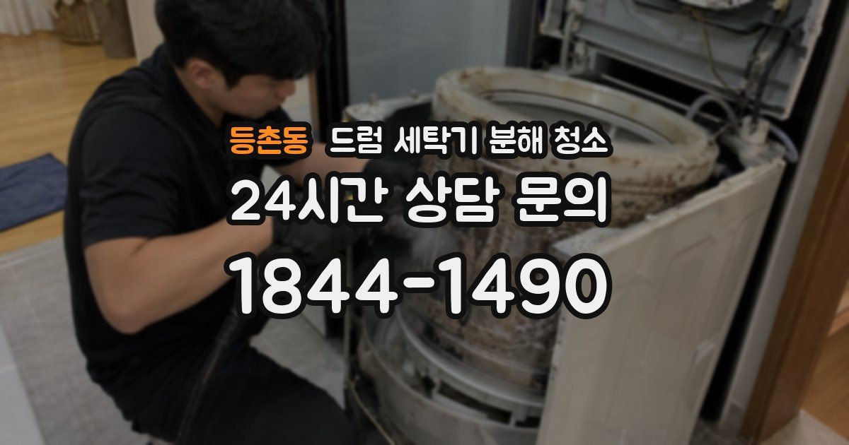 등촌동 드럼 세탁기 분해 청소