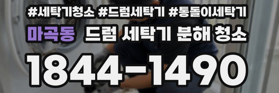 마곡동 드럼 세탁기 분해 청소