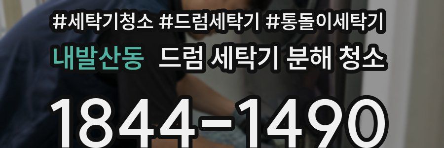 내발산동 드럼 세탁기 분해 청소