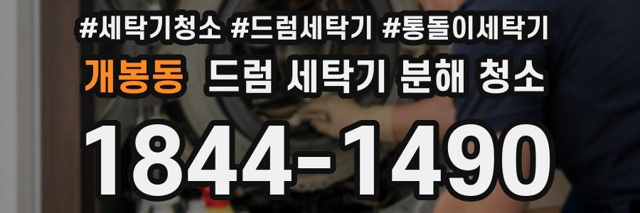 개봉동 드럼 세탁기 분해 청소