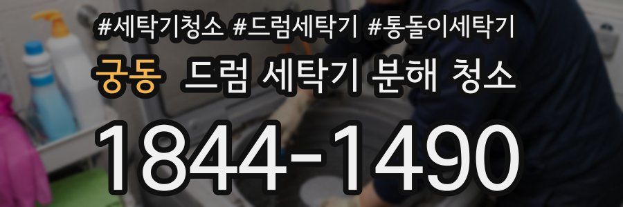 궁동 드럼 세탁기 분해 청소