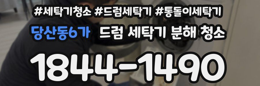 당산동6가 드럼 세탁기 분해 청소