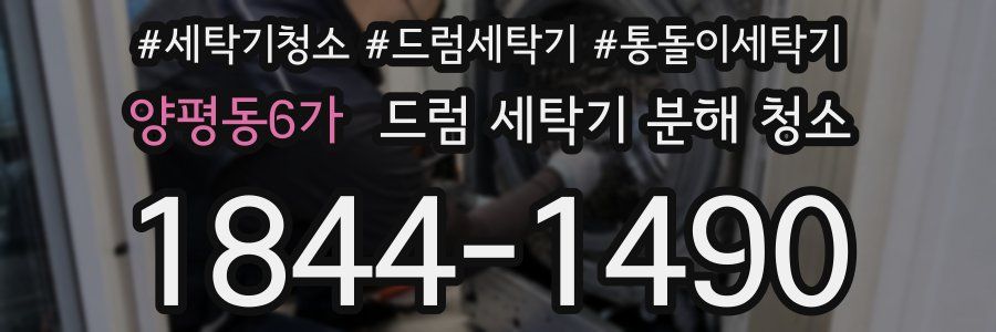 양평동6가 드럼 세탁기 분해 청소
