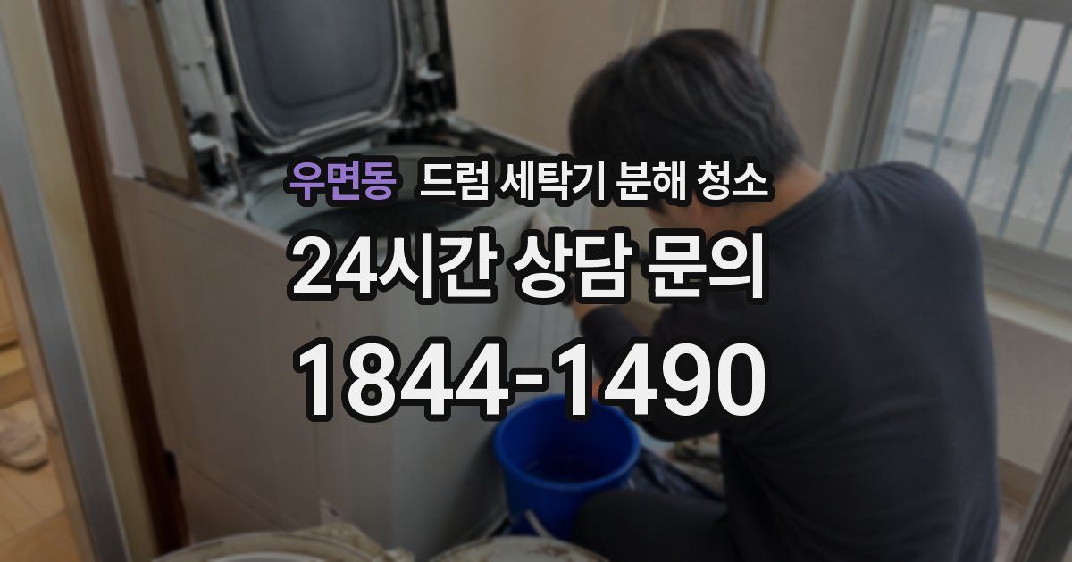 우면동 드럼 세탁기 분해 청소