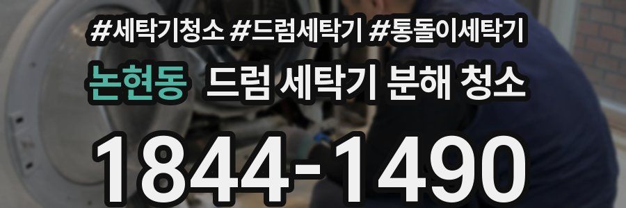 논현동 드럼 세탁기 분해 청소