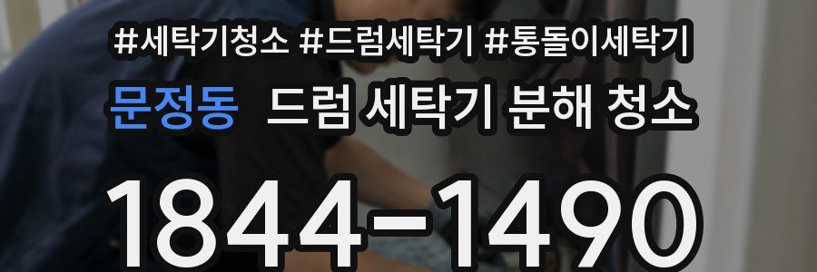 문정동 드럼 세탁기 분해 청소