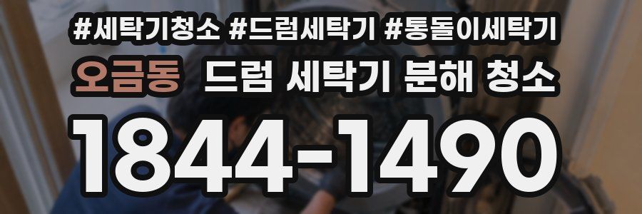 오금동 드럼 세탁기 분해 청소