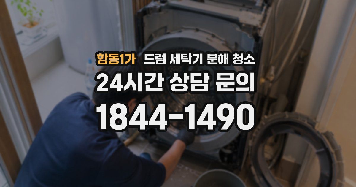 항동1가 드럼 세탁기 분해 청소