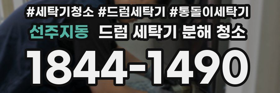 선주지동 드럼 세탁기 분해 청소