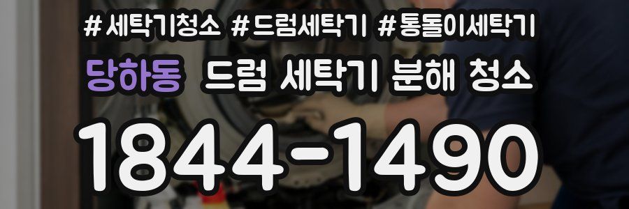 당하동 드럼 세탁기 분해 청소