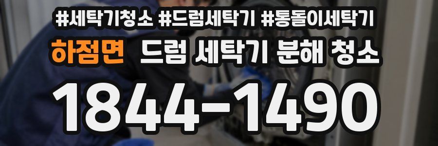 하점면 드럼 세탁기 분해 청소