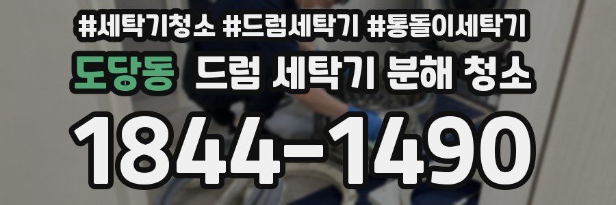 도당동 드럼 세탁기 분해 청소