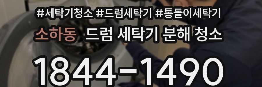 소하동 드럼 세탁기 분해 청소