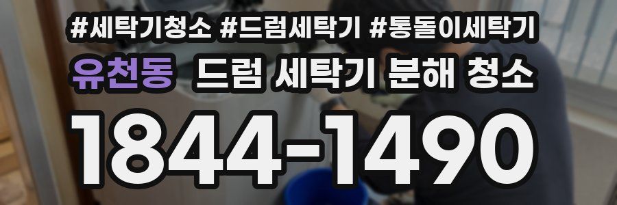 유천동 드럼 세탁기 분해 청소