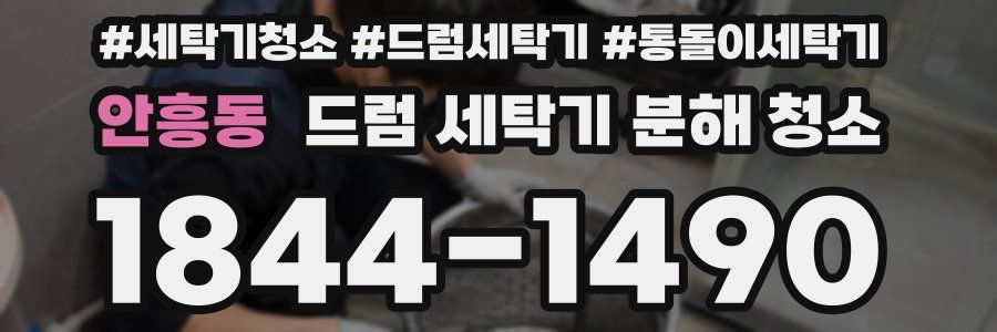 안흥동 드럼 세탁기 분해 청소
