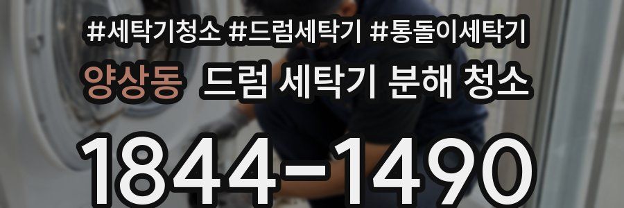 양상동 드럼 세탁기 분해 청소