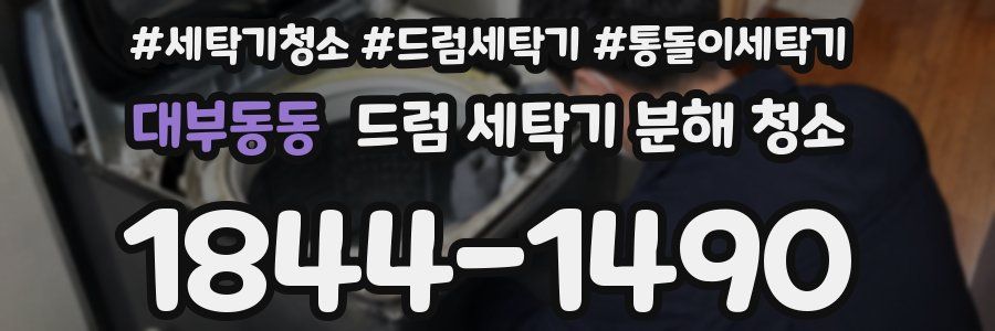 대부동동 드럼 세탁기 분해 청소