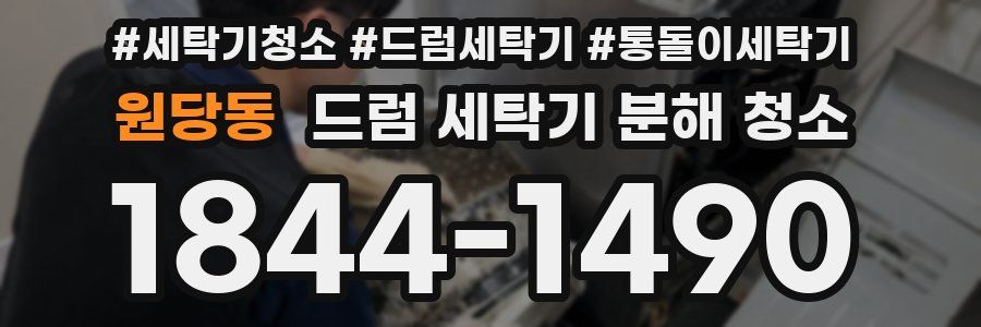 원당동 드럼 세탁기 분해 청소