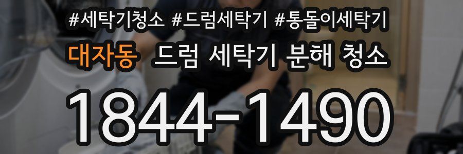 대자동 드럼 세탁기 분해 청소